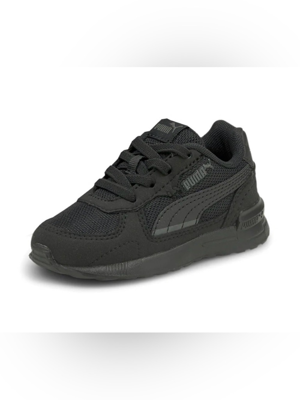 Puma Toddler Graviton AC Black Sneakers Low Top Shoes Size 11 Lace Up 381988-01
